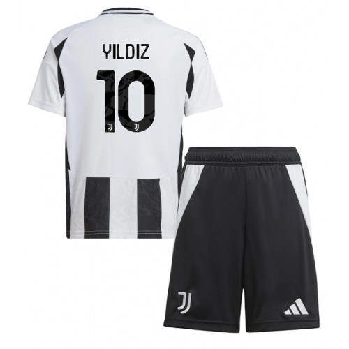 Dres Juventus Kenan Yildiz #10 Domaci za djecu 2024-25 Kratak Rukav (+ kratke hlače)